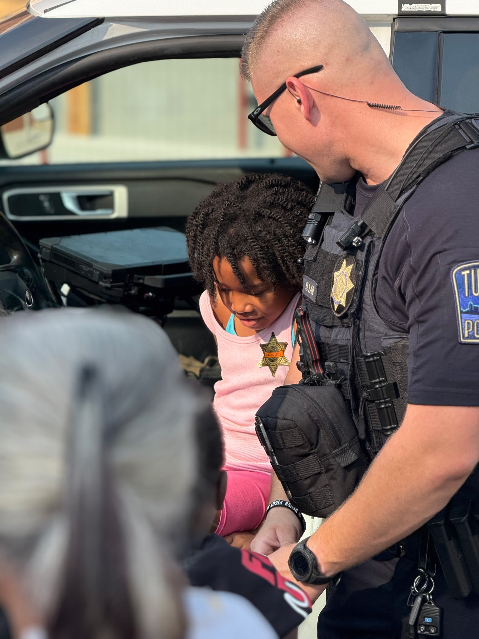 Tulsa-area families grab backpacks and visit booths with supplies and information at the fifth annual Back to School Bash on the OSU-Tulsa campus.