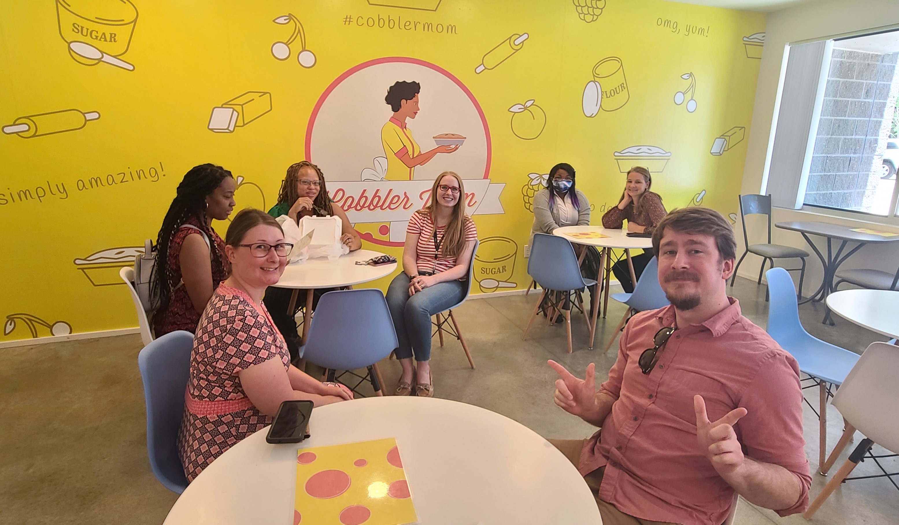 staff eat at cobbler mom in downtown tulsa